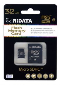 Atminties kortelė Ridata micro SDHC 32GB class10                                                    