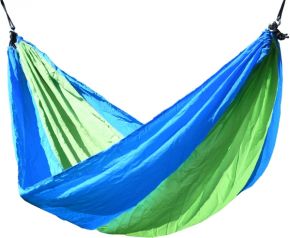 Hamakas Cattara Nylon – žalias-mėlynas 275 x 137 cm