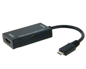 Laidas MHL adapteris HDMI-USB Micro5p (1L-1K) 0.1m