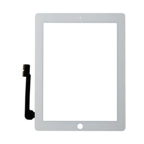 Lietimui jautrus planšetinio kompiuterio stikliukas iPad 4 baltas ORG