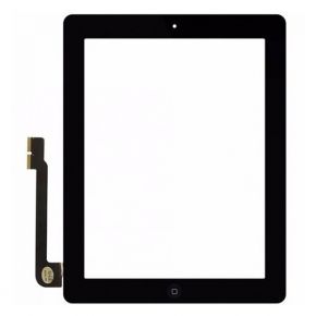 Lietimui jautrus planšetinio kompiuterio stikliuko komplektas iPad 3 juodas ORG