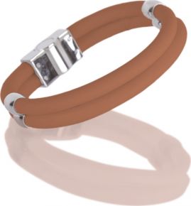 Magnetic Bracelet inSPORTline Toliman (Brown) - Brown 19.50 cm