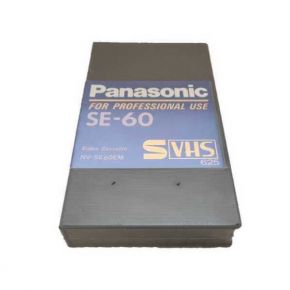 Vaizdajuostė Panasonic NV-SE60EM vaizdo-video kasetė S-VHS 60min Profesional