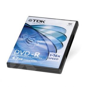 Diskai TDK DVD-R 4.7GB  - 320423